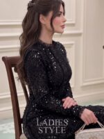⁦فستان انيق للمناسبات لونين⁩ - الصورة ⁦7⁩