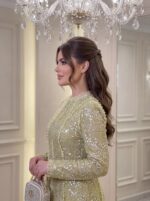 ⁦فستان انيق للمناسبات لونين⁩ - الصورة ⁦8⁩